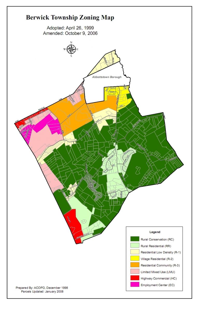 Zoning Map Berwick Township